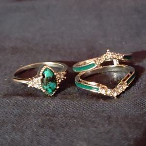 Turquoise wedding set
